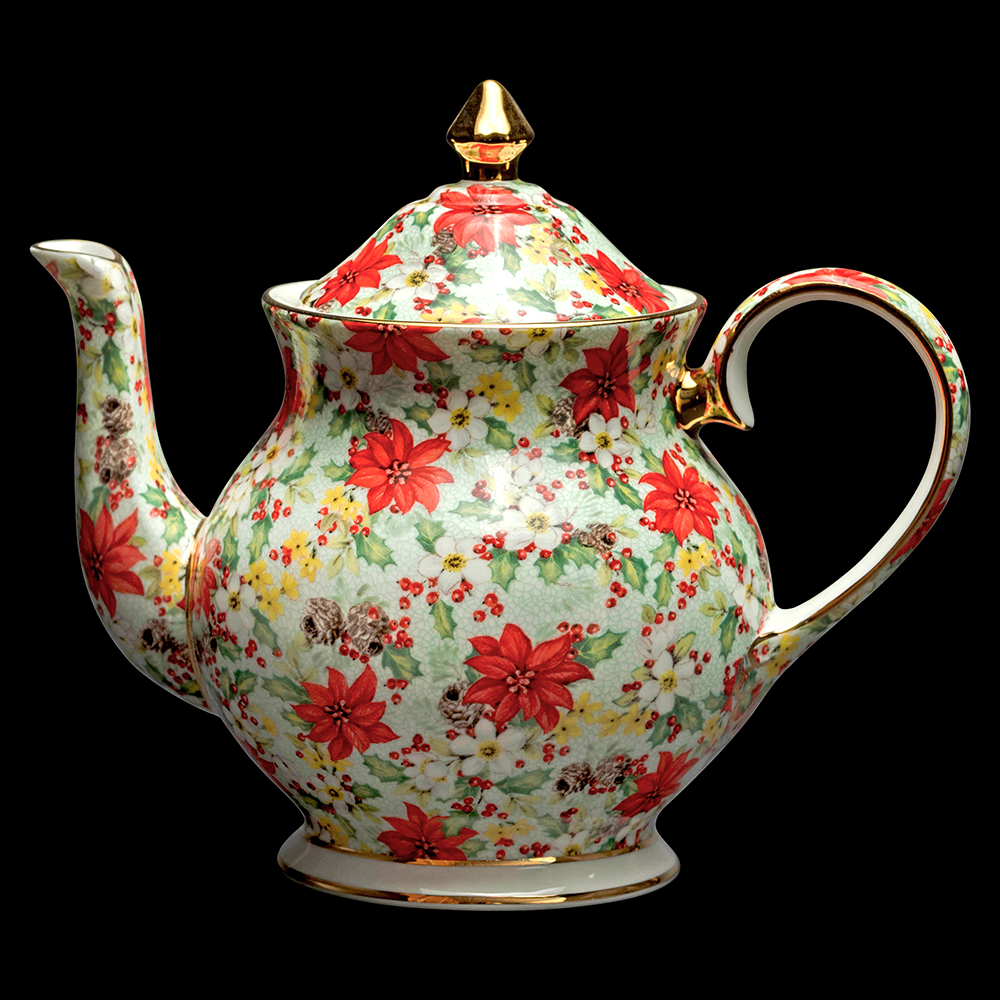 Duchess China Amber White 4 Cup Teapot . 