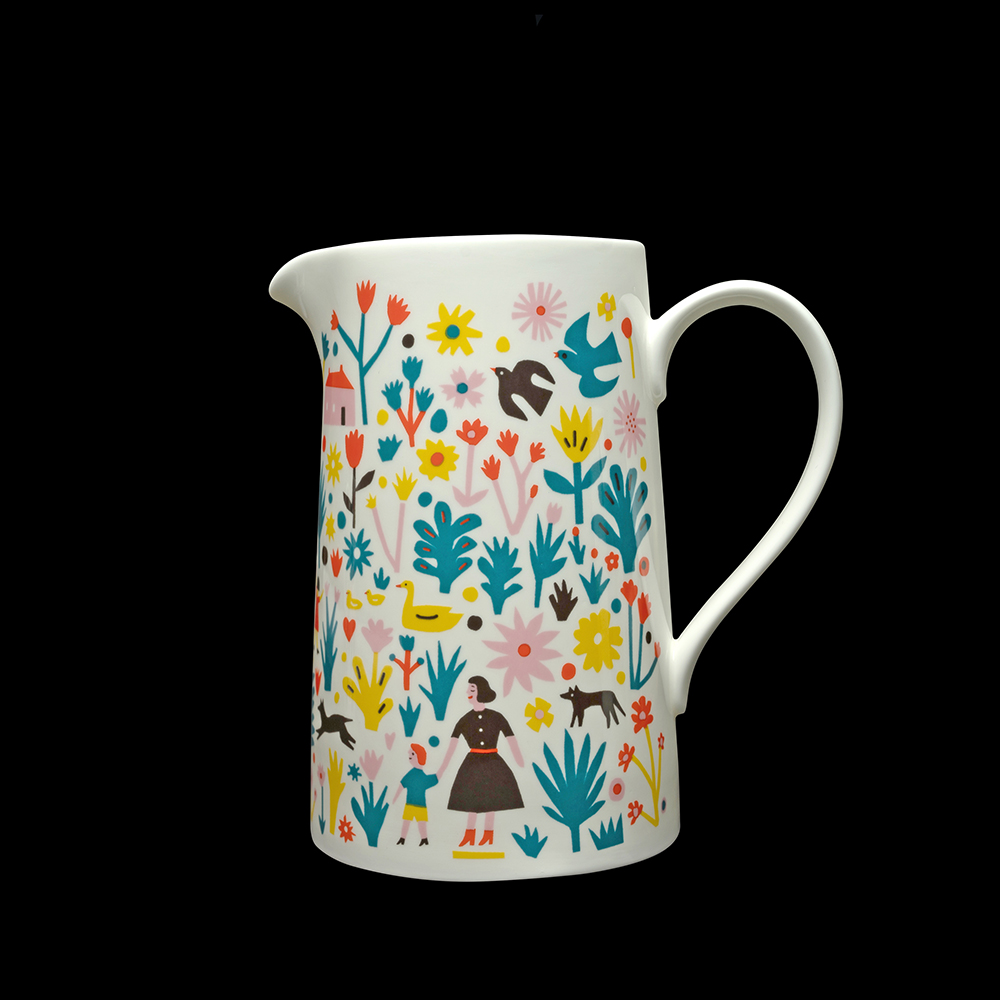 UK Made Fine Bone China Sussex Large Cream Jug Duchess China