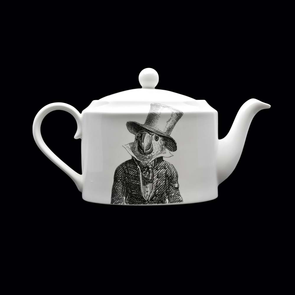 Metamorphosis Fine Bone China Stirling Oval Teapot Duchess China